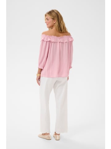 Cream Langarm-Bluse CRBonita Regular fit in Pink Nectar