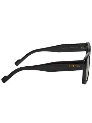 Bertha Polarisierte Sonnenbrille "Wendy" in Schwarz/Schwarz