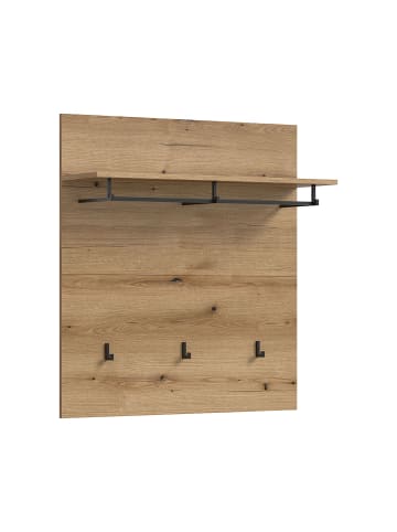 ebuy24 Wandgarderobe Scout Eiche 90 x 27 cm