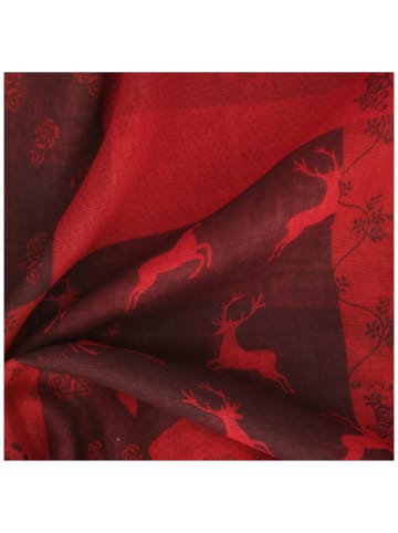 BREITER Schal in rot