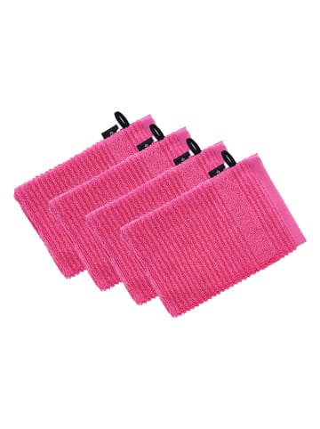 Vossen 4er Pack Waschhandschuh in prim rose