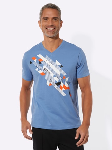 Sieh an! Freizeitshirt in mittelblau