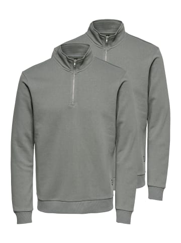 ONLY & SONS Sweattroyer Ceres in Castor gray