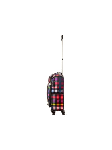 Franky Koffer T1S-DR-55 in multicollor check