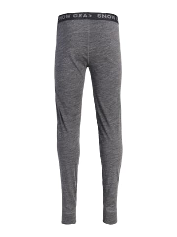 Jack & Jones Lange Unterhose in Dark Grey Melange