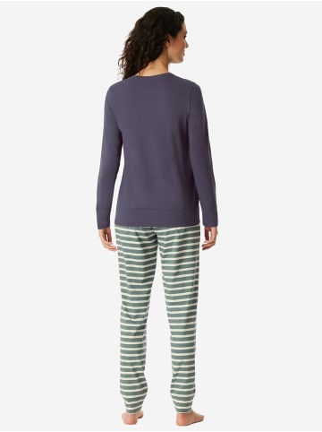 Schiesser Pyjama Casual Essentials in Indigo