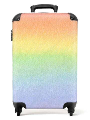 NoBoringSuitCases Suitcase, Koffer, Reisekoffer Regenbogenfarben