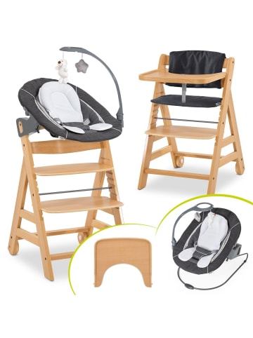 Hauck Alpha Move Natur 5-tlg. Newborn Set in braun,grau