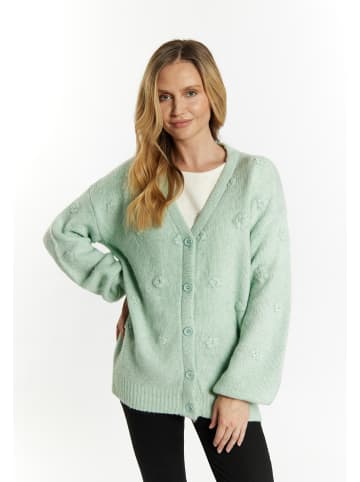 Usha Strickcardigan in Mintgrün Melange