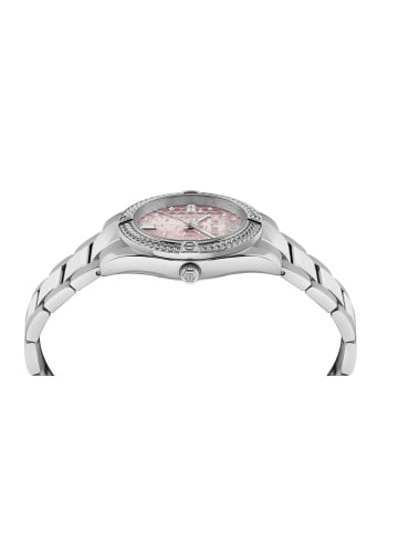 Philipp Plein Analoguhr für Damen in silber