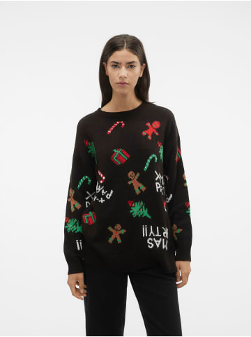 Vero Moda Strickpullover in Black