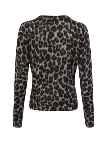 Marie Lund Strickpullover in melange schwarz - 0001