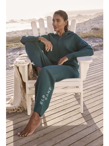 ELBSAND Strickhose in petrol