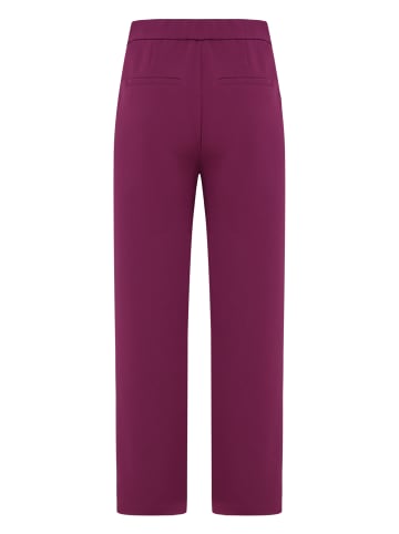 Zero  Stoffhose mit elastischem Bund 28 Inch in Magenta Purple
