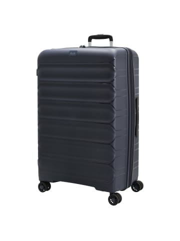 D&N Travel Line 4700+ - 4-Rollen-Trolley L 78 cm erw. (schwarz) in navy