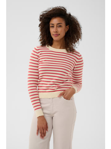 PART TWO Strickpullover GertiaPW Classic fit in Berry Stripe