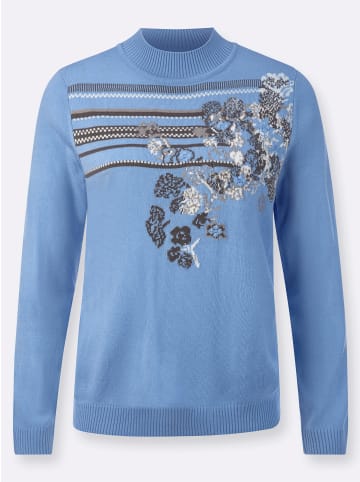 WITT WEIDEN Stehkragenpullover in himmelblau