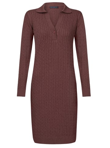 Felix Hardy Strickkleid Mit Langen Ärmeln in Bordeaux