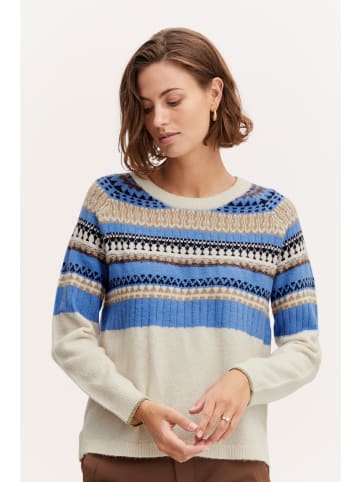 Fransa Strickpullover FRISABELLA PU 1 20611200  Modischer Strickpullover in Blau