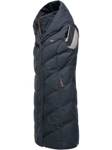 ragwear Steppweste Natalka Vest in Navy