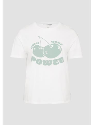 QS T-Shirt in 02D0_ecru