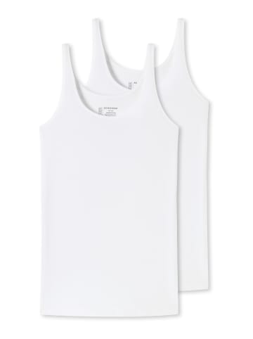 Schiesser Tanktop 95/5 in Weiß