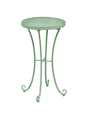 Beliani Runder Tisch CAVINIA in Grün - (W) 40 x (H) 64 x (L) 40 cm