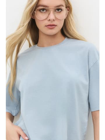 NO MATTER WHAT Shirt in Blau