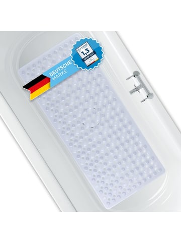 Flip Badewannenmatte transparent 88x40cm Transparent