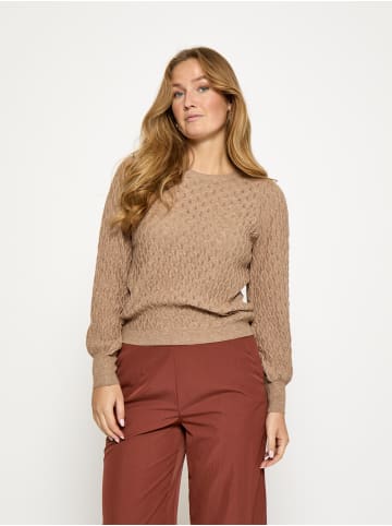 Peppercorn Pullover in Warm Sand Melange