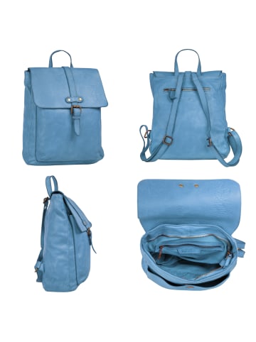 Samantha Look Rucksack in blau