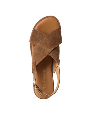 Tamaris Schaftsandalen in Braun