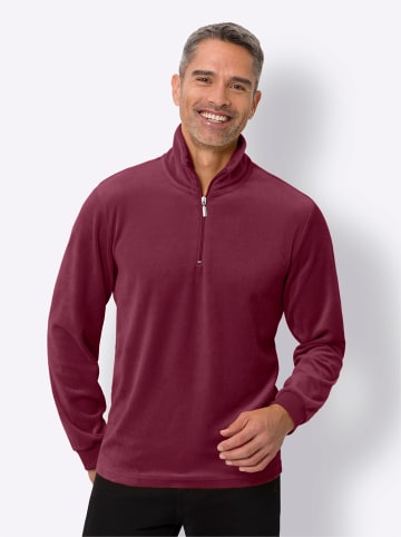 Sieh an! Langarmshirt in bordeaux