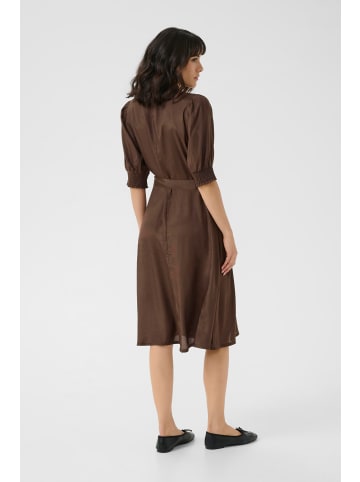 Kaffe Kleid KAemine Regular fit in Chocolate Brown