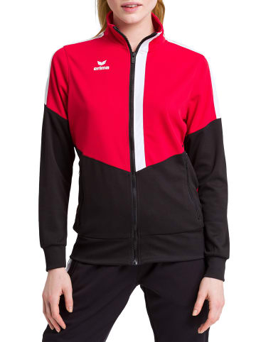 erima Squad Worker Jacke in rot/schwarz/weiss