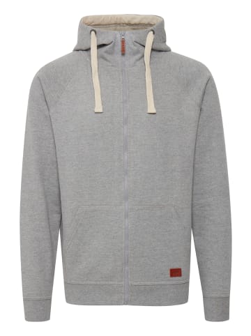 BLEND Kapuzensweatjacke in grau