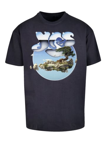 F4NT4STIC Heavy Oversize T-Shirt YES Chrome Island in marineblau