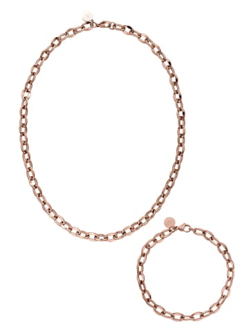 PURELEI Schmuckset Flowing Rosegold