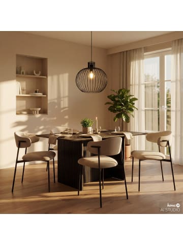 home24 Pendelleuchte FEMO in Schwarz