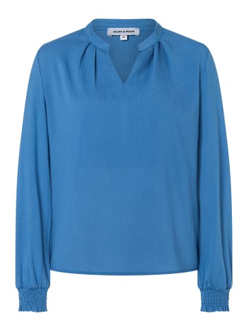 More & More feminines Blusenshirt in winterblue