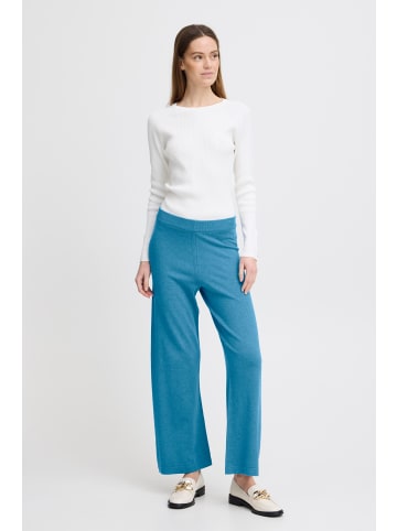 b. young BYMMORLA PANTS - KNIT Regular fit in Riverside Melange