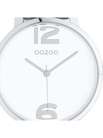 Oozoo Armbanduhr Oozoo Timepieces silber mittel (ca. 38mm)