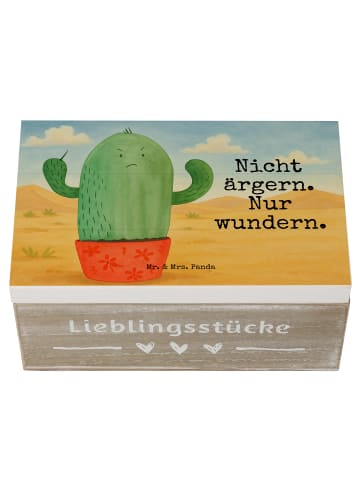 Mr. & Mrs. Panda Box Kaktus Wut Design mit Spruch in Weiß