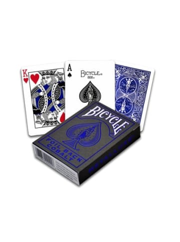 Bicycle Pokerkarten Metalluxe Blue in Bunt