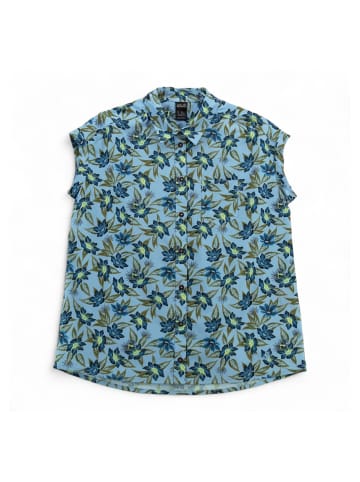 Jack Wolfskin Bluse Luena Shirt Damen Bluse Sportbluse Freizeithemd in Blau