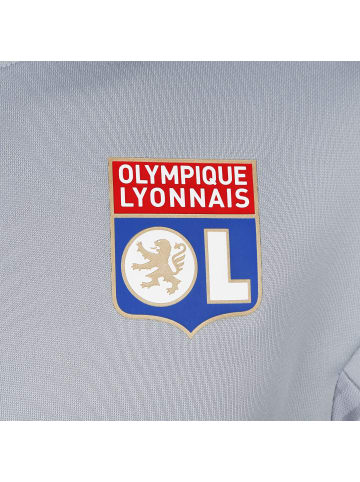adidas Performance Trainingspullover Olympique Lyon in grau / rot
