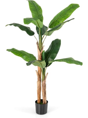 COSTWAY Künstlicher Bananenbaum 165cm in Grün
