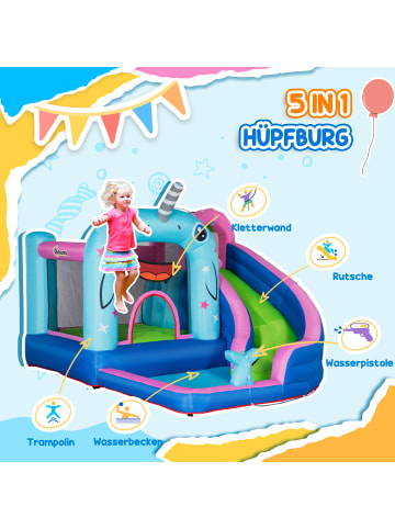 Outsunny Hüpfburg 330L x 280B x 200H cm