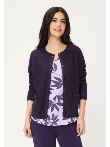 Olsen Strickcardigan in Plum