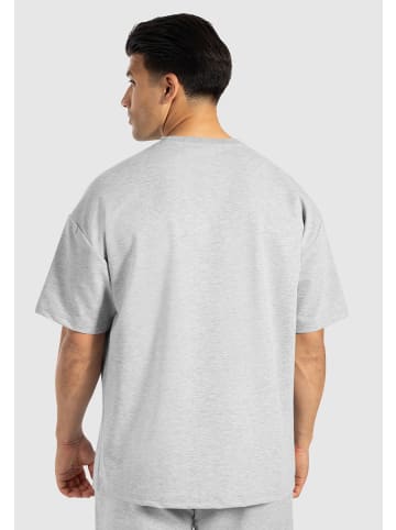SMILODOX T-Shirt Thiago in Grau Melange